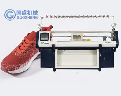 China flyknit 3d shoe upper vamp flat knitting machine three system automated flat knitting machine for sale