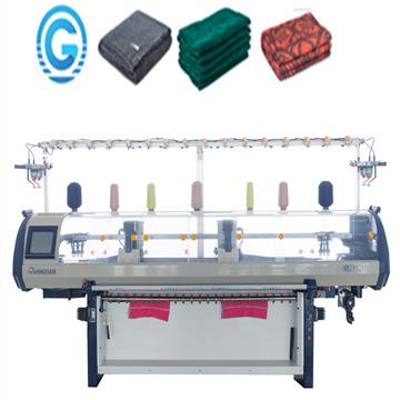 China Industrial Flat Multi Gauge Sweater Blanket Knitting Machine Sale With Jacquard Pattern for sale