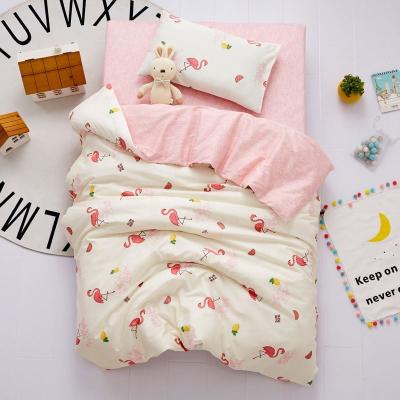 China Nondisposable Girl Linen Sets Baby Crib Nursery Bedding Bumper Set for sale