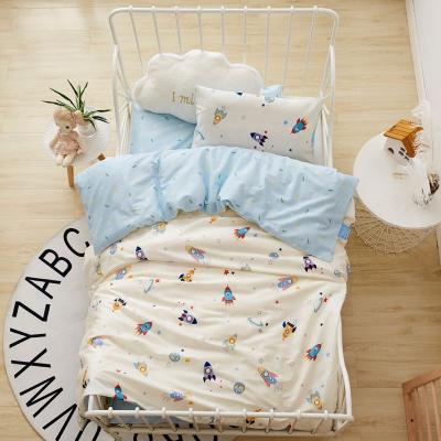 China Girl Crib Nondisposable Linen Bedding Set Custom 100 Cotton Baby Bedding for sale