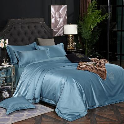 China Nondisposable Chinese Cheap Seamless Bedding Summer Silk Bedding Sets 4 Pcs for sale