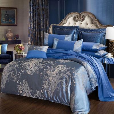 China Nondisposable Custom Design Jacquard Bed Sheets Bedding Sheet Set for sale