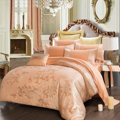 China 2019 Wholesale Nondisposable Luxury Jacquard Sheets Bedding Set for sale