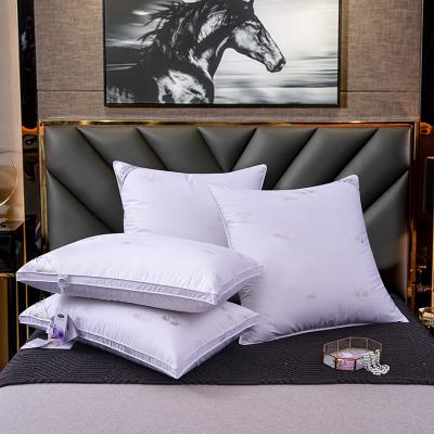 China China Home Hotel Antistatic 100% Pure White Goose Down Feather Pillow for sale