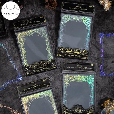 China Europe 4 designs dreamy and poetry series collage card PVC DIY hand account DIY LOMO creative simple decorative material map JIUMO for sale