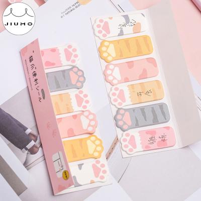 China Mobile Twingo Cat Claw Sticky Notes Notepad DIY Material Sticky Notes Design Extremely High-Top Material Sticky Notes Sheets Design 1 JIUMO for sale