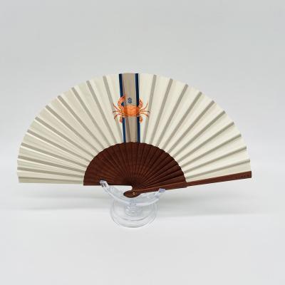 China Europe Gift Souvenir Event Gift Wedding Personalized Folding Wooden Hand Fan for sale