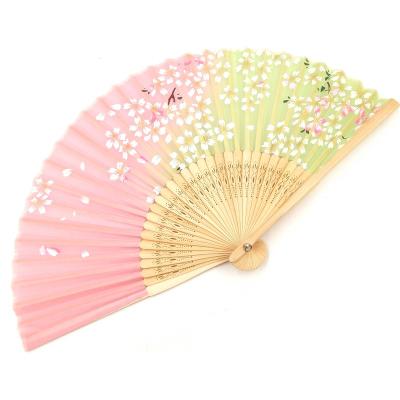 China China Factory Price Portable Folding Folding Hand Held Decorations Fan Paper Fan Mini Hand Held Fan for sale