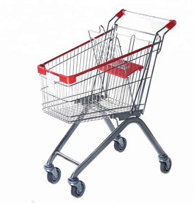 China Shopping Unfolding Supermarket Trolley Style Shopping Trolley European Shopping Trolley China Factory for sale