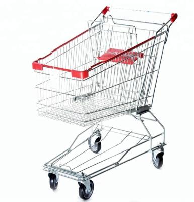 China Unveiling Style Asian Shopping Trolley Trolley China Manufacture Supermarket Trolley for sale