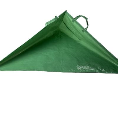 China 90-220GSM PE Best Selling Reusable Waterproof PE Sheet Collector Garden Waste Bag for sale