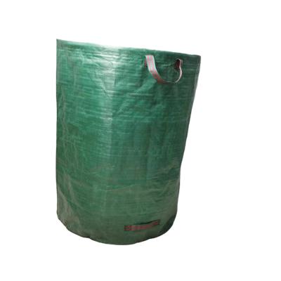 China 500LCapacity Trash Garden Bag with Double Bottom (3 pcs) - Stable UV Water Repellent & Through Plant 132 Gallon Reusable Garden Bag for sale