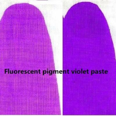 China Dyestuff Poly Water Fluorescent Pigment Paste Violet Daylight Light Fastness 2-3 for sale