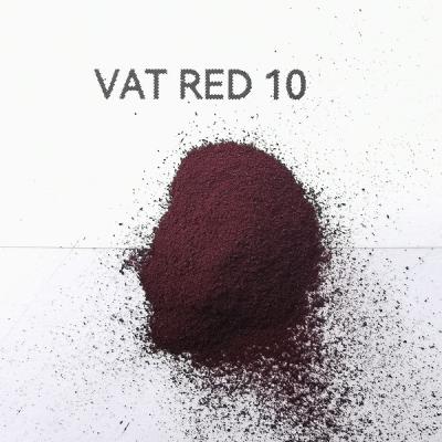 China medium affinity Vat Red 10 FBB C.I. CAS 2379-79-5 Brilliant Red FBB for sale