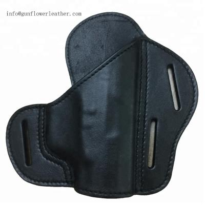 China Quick Draw Full Grain Cowhide Leather Belt Owb Holsters Fit For Walther P99 PPK Colt 1911 M9 for sale