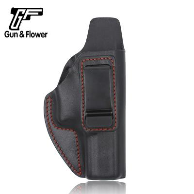 China Wonderful Tactical Airsoft Art Hidden Carry Leather IWB Holster for SIG P365 Glock 19 Springfield Launched Hellcat for sale