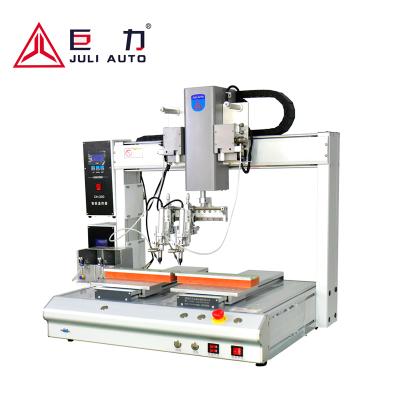 China Factory Automatic Four-axis Soldering Robot , Desktop PCB Soldering Machine for sale