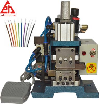 China Cable Peeling JL-3FN Pneumatic Manual Multi Core Wire Stripping Twisting Machine for sale