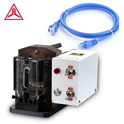 China Metal 8 Pin Ethernet Automatic Rj 45 Crimping Machine Mini Plug Cat 6 Cat5 Rg45 for sale