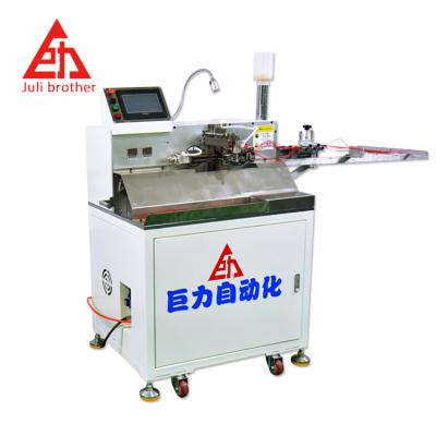 China Wire Cutting Stripping Twisting Machine Full Automatic 10 Wire Dip Tin Dip Cutting Line Double Head Tin Stripping Twisting Double Head Dip Welding Machine for sale