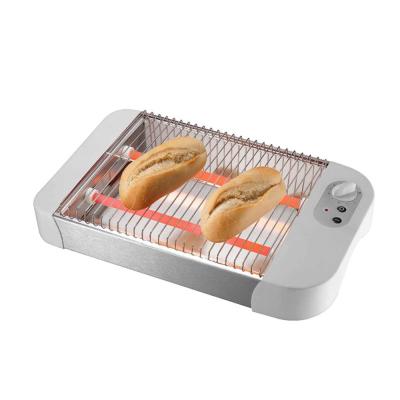 China Cheap household toaster 600W flat quartz tubes toaster fits *2 removable crumb tray up to 4 slices at a time for sale