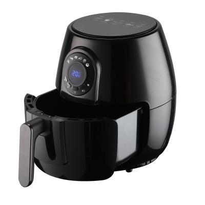 China Household 1400W 4L Digital Electric Air Fryer with Rapid Airflow System and LED Display for sale