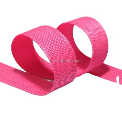 China 100% Eco-friendly Cheap Price PP Webbing Viable Polypropylene Webbing Webbing Strap Custom Colored Tape For Bag for sale