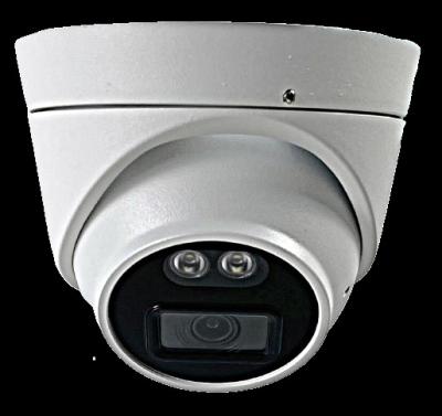 China Plastic Dome IP camera Two Way Audio 5MP 8 Megapixel security cctv camera with POE and voice alarm prompt xmeye ip camera for sale