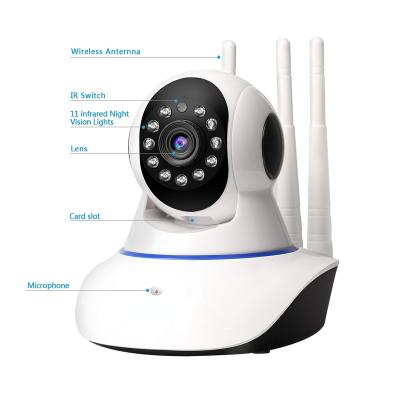 China WESECUU Good Quality 720P V380 APP Wireless Night Vision IP Camera Smart Home Security V380 Wifi CCTV baby cameras for sale