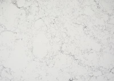 China Artificial Quartz Slabs Kitchen Table Top Quartz White Artificial Sparkle for sale