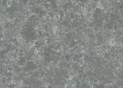 China Glas grijze hoge hardheid grijze Countertops kwarts milieuvriendelijke bouwmaterialen Te koop