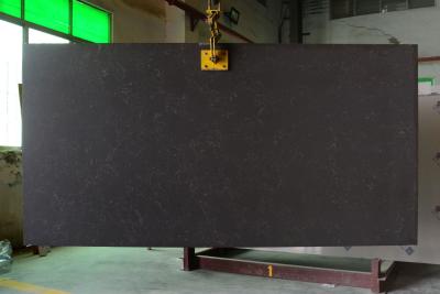 Κίνα Brown Artificial Quartz Stone Slabs Countertops 18mm 10mm Thickness προς πώληση