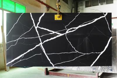 China Silestone Pearl Jasmine Quartz Countertop Marble Looking 30mm for sale