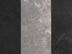 Artificial Stone Kitchen Furniture Dark Brown Vein Quartz Slabs For  Countertop