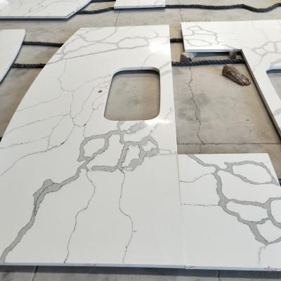 China Excellent Quality Modern Low Price White Color Quartz Stone for sale