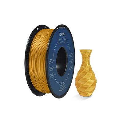 China FDM 3d Printer Hot Selling 1kg Gold Imitation Silk Silk Printing 3D Printer Consumables PLA Material 1.75mm Line for sale