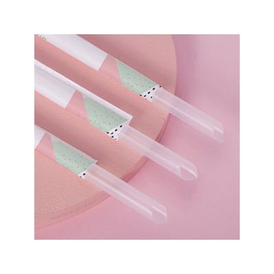 China Dinking Straws Individual Wrapped Pp Plastic Bubble Tea Smoothie Drinking Disposable Straws for sale