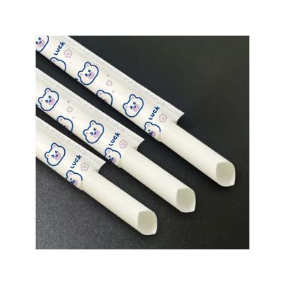 China Dinking Straws Wholesale Eco Friendly Custom Logo Plastic Drinking Straws Biodegradable Pla Straws Made for sale