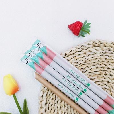 China Disposable Biodegradable Paper Straws Paper Drinking Straw for sale