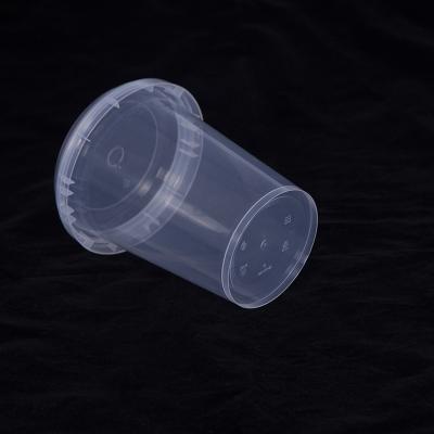 China Single Wall 32 OZ Disposable PP Juice Cup Clear Fruit Juice Cups Bucket Container for sale