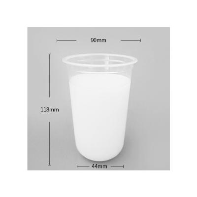 China Single Wall Factory Supply Wholesale Drinking Water Plastic Disposable PET Blister Cup Take Away for sale