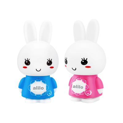 China Hot Selling Baby 8GB Smart Music Entertainment and White Noise Soft Toy Chewable Ears Learning Toy G7C Alilo Rabbit for sale