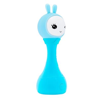 China Musical Rattle Alilo Gift For Newborn Baby Toy For Toddler Bunny Night Light Rattle Music for sale