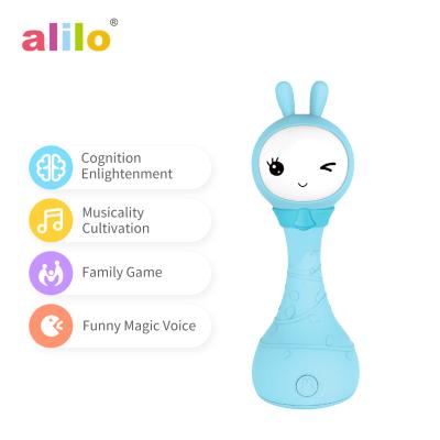 China Toy Alilo R1+ Musical High Quality Interactive Smart Early Electronic Teaching Machine Toys Music Baby Rattle For 0-2 Years Old Kids for sale