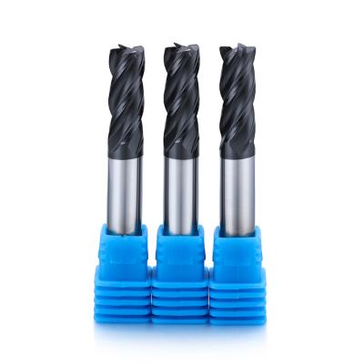 China CNC Dohre Process 4 Flute Tungsten Carbide Corner Radius Milling Tools for CNC for sale