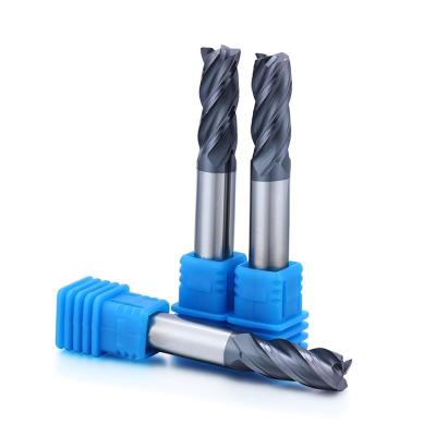 China DOHRE 4 HRC55 Carbide Flute Carbide Corner Radius End Mill CNC Milling Cutter Cutting Tools for sale