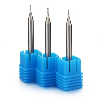 China Milling Cutter Dohre End Mill Carbide End Mill Single Flute Spiral Milling Bit 2mm For Aluminum for sale