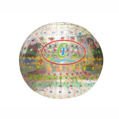 China Sports Toy Colorful Inflatable TPU Water Zorb Ball For Amusement Park for sale