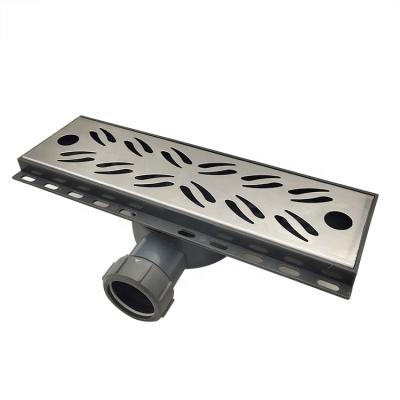 China GUIDA 721003 300*90mm modern plastic deco cover linear shower floor drain ss for sale