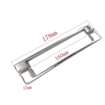 China Modern Modern Bathroom Hardware Double Sided Door Pull Handle for sale